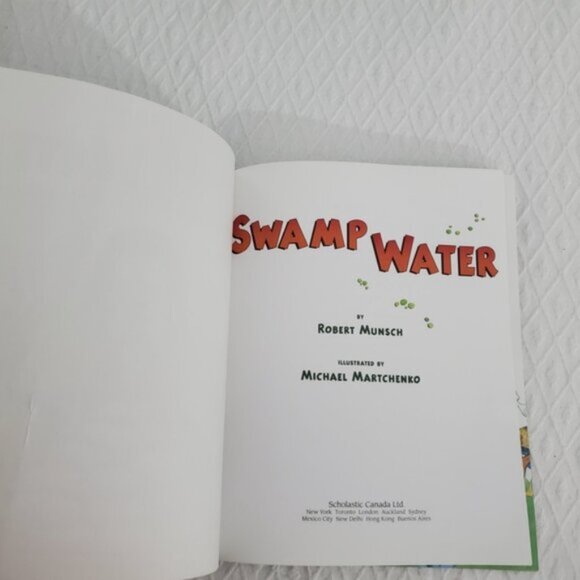 Scholastic 'Swamp Water' Book by Robert Munsch - Picture 4 of 8